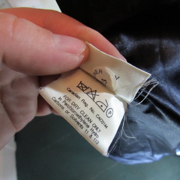 JAEGER Navy Blue Wool Double Breasted Blazer - Picture 10 of 10